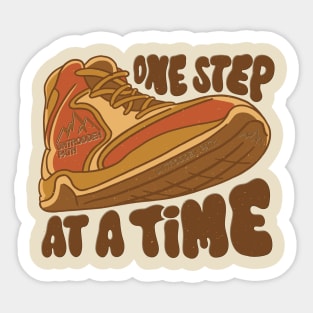 Untrodden Path - One Step At a Time Sticker